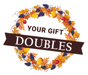 Your Gift Doubles!