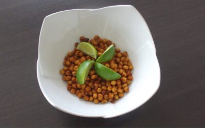 Spicy Citrus Roasted Chickpeas