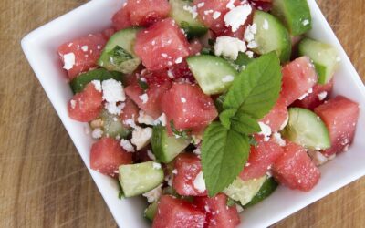 Watermelon Basil Salad