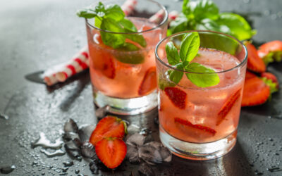 Basil Pink Lemonade